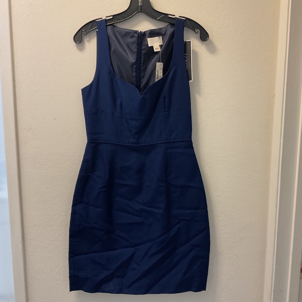 J. Crew blue dress NWT